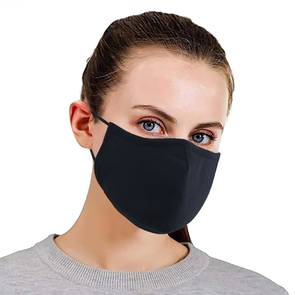 Cotton: Black Cloth Face Masks (include extra inner layer)