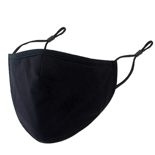 Cotton: Black Cloth Face Masks (include extra inner layer)