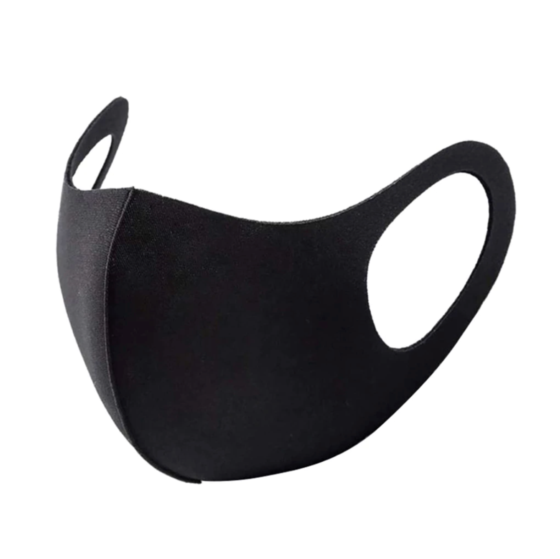 Polyester: Black Cloth Face Masks