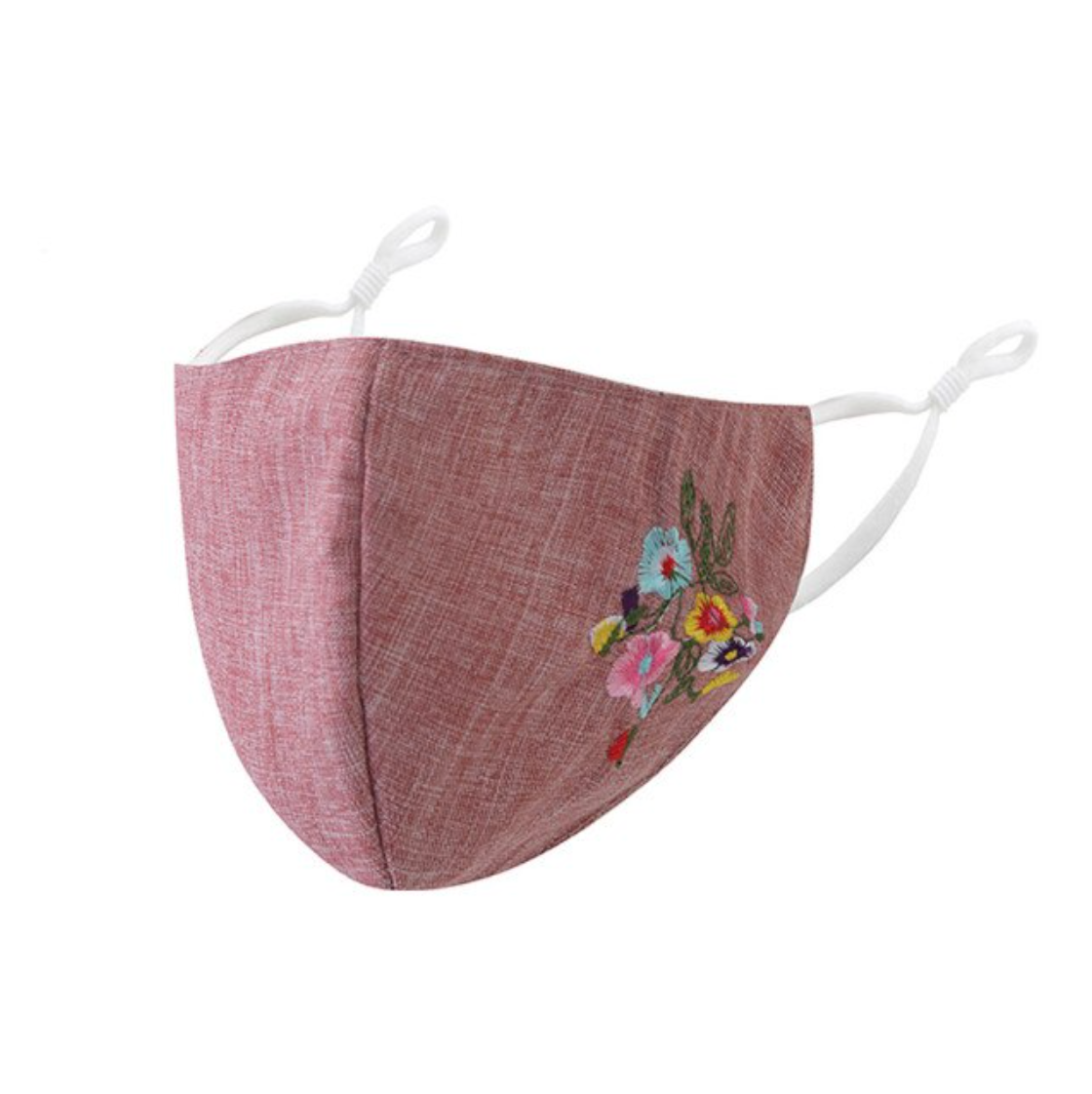 Elegant Floral Cloth Face Masks for Women