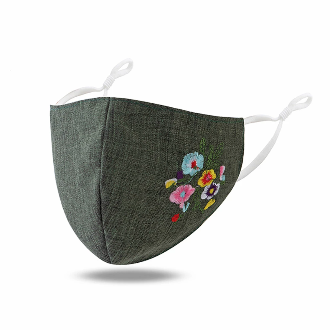 Elegant Floral Cloth Face Masks for Women