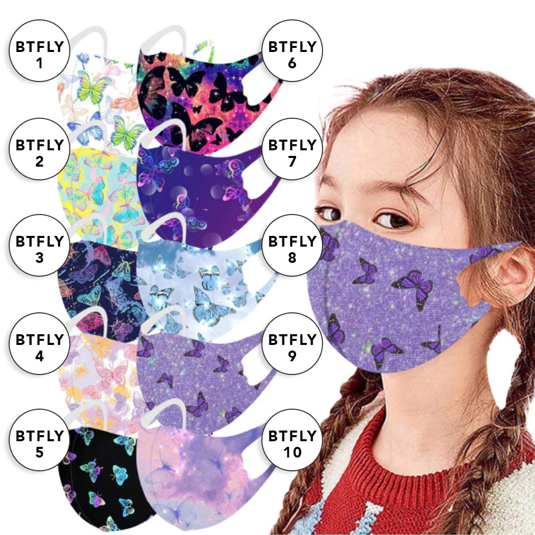 Kids: Girls Cloth Face Masks