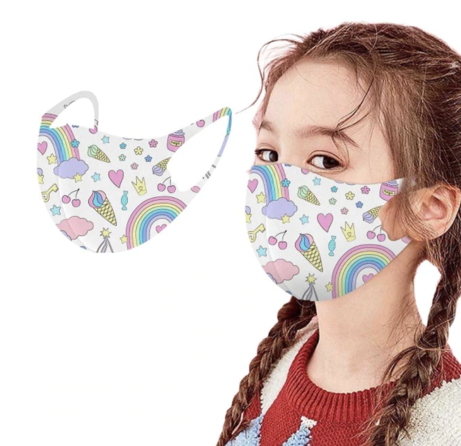 Kids: Girls Cloth Face Masks