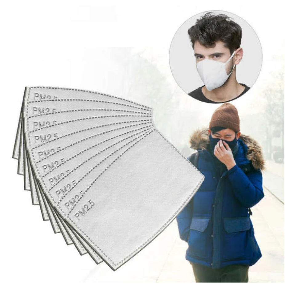 PM2.5 Disposable Mask Filters (Set of 10)N Eco Shop