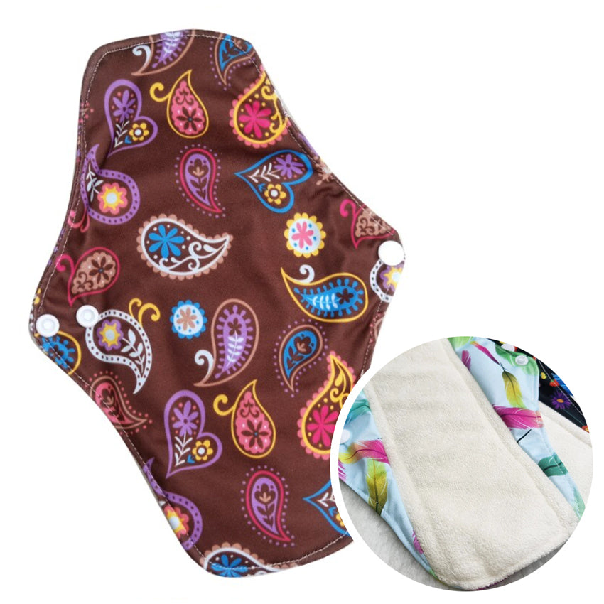 Day Pads: Organic Bamboo Cotton Cloth Pads