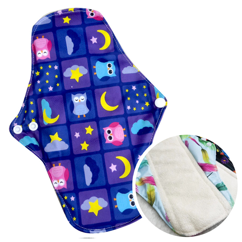 Day Pads: Organic Bamboo Cotton Cloth Pads